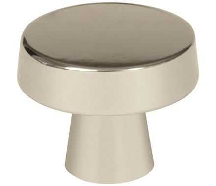 Main View of a Polished Nickel 1-5/8" Round Cabinet Knob from Amerock's Blackrock Collection BP55272-PN