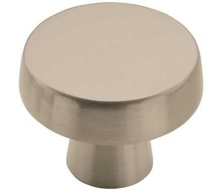 Main View of a Satin Nickel 1-5/8" Round Cabinet Knob from Amerock's Blackrock Collection BP55270-G10