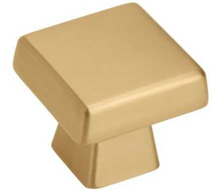 Main View of a Champagne Bronze 1-3/16" Square Cabinet Knob from Amerock's Blackrock Collection BP55271-CZ