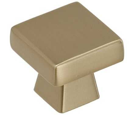 AMEROCK Blackrock 1-3/16" Square Cabinet Knob - Golden Champagne BP55271-BBZ