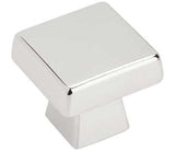 Main View of a Polished Chrome 1-3/16" Square Cabinet Knob from Amerock's Blackrock Collection BP55271-26