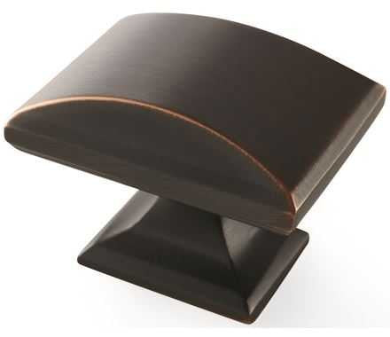 AMEROCK Candler 1-1/2" Rectangle Cabinet Knob - Oil Rubbed Bronze BP29368-ORB