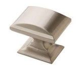 AMEROCK Candler 1-1/4" Rectangle Cabinet Knob - Satin Nickel BP29340-SN
