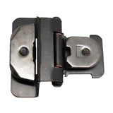AMEROCK Double Demountable 1/4" Overlay Partial Wrap Cabinet Hinges - Oil Rubbed Bronze CMR8701-ORB