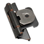 AMEROCK Double Demountable 1/4" Overlay Partial Wrap Cabinet Hinges - Oil Rubbed Bronze CMR8701-ORB