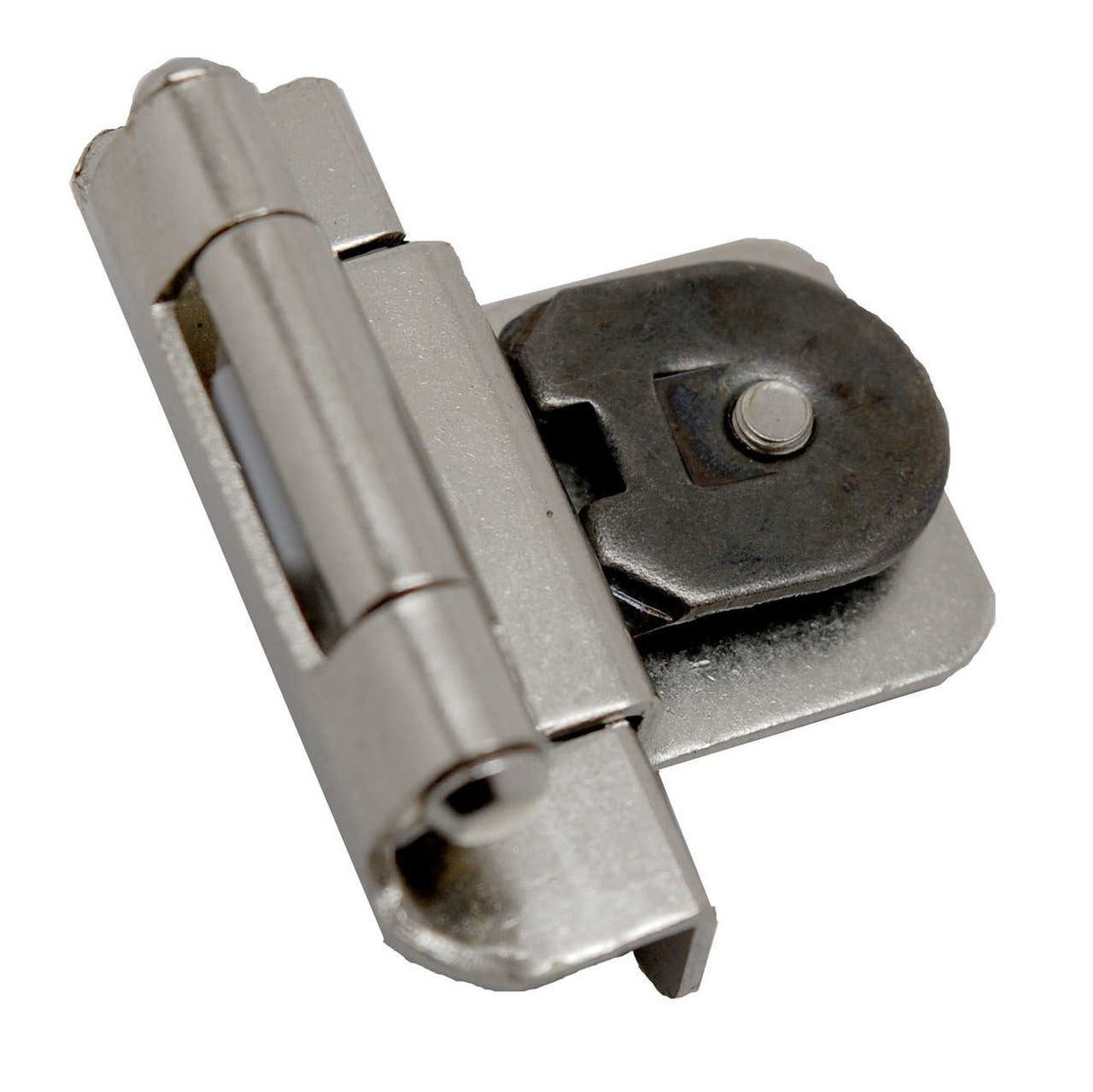 AMEROCK Double Demountable 3/8" Inset Partial Wrap Cabinet Hinges - Satin Nickel CMR8700-G10