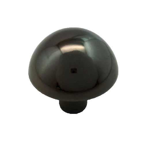 AMEROCK Forges 1-3/16" Dome Cabinet Knob - Shiny Black Nickel B309-B-LB