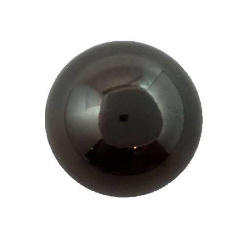 AMEROCK Forges 1-3/16" Dome Cabinet Knob - Shiny Black Nickel B309-B-LB