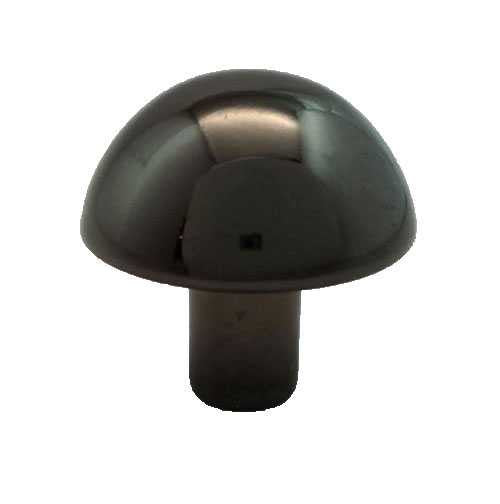 AMEROCK Forges 1-3/16" Dome Cabinet Knob - Shiny Black Nickel B309-B-LB