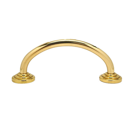 AMEROCK Fusital 3" Center to Center Handle Cabinet Pull - Bright Brass A37-A-3