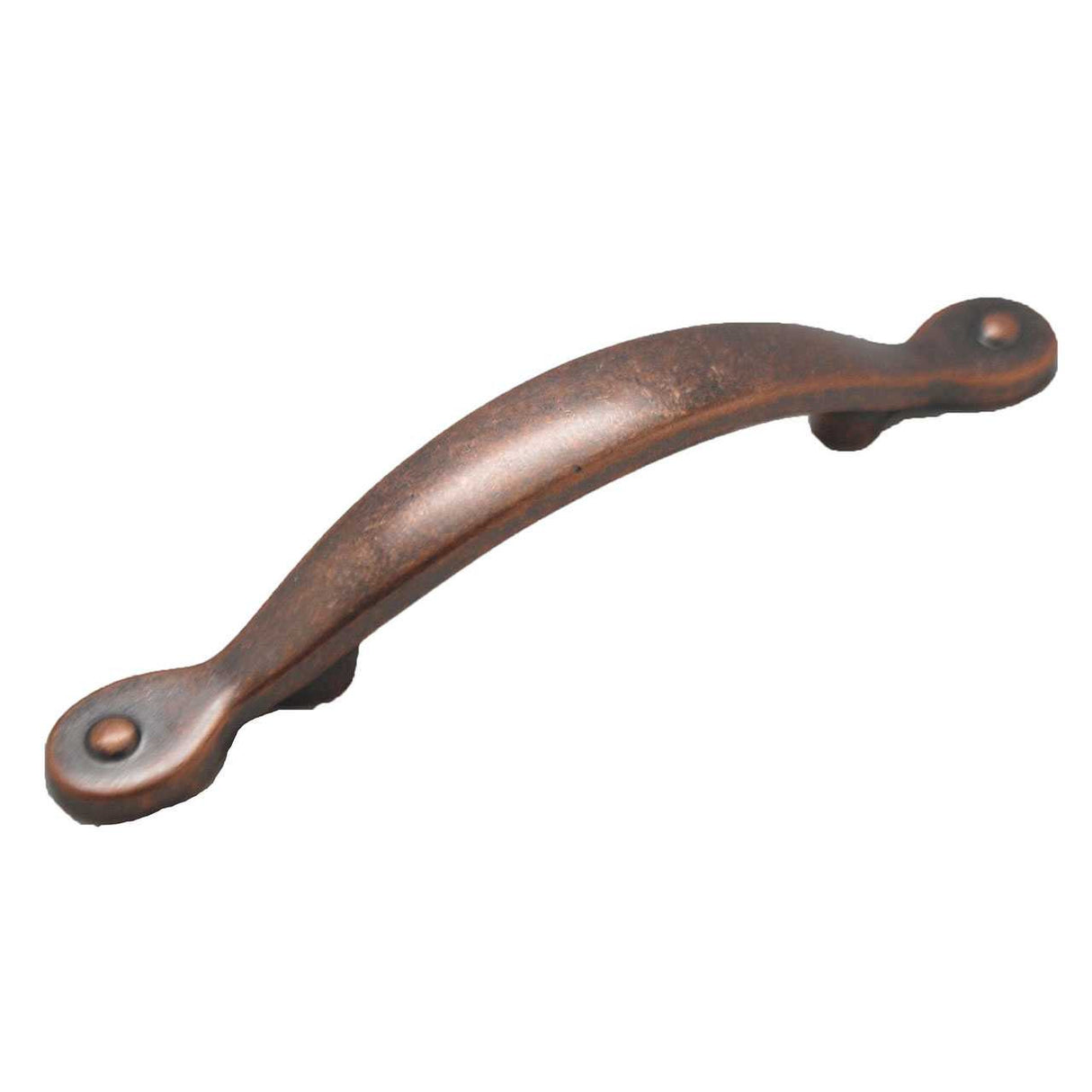 Main View of a Weathered Copper 3" Hole Center Handle Cabinet Pull from Amerock's Inspirations Collection BP1590-WC