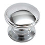 Main View of a Polished Chrome 1-1/4" Round Cabinet Knob from Amerock's Ravino Collection BP53012-26