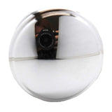 Top View of a Polished Chrome 1-1/4" Round Cabinet Knob from Amerock's Ravino Collection BP53012-26