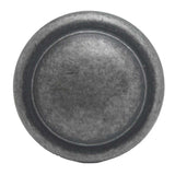 Top View of a Weathered Nickel Round Cabinet Knob from Amerock's Reflections Collection BP1387-WI