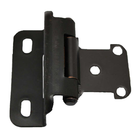 AMEROCK Self Closing Partial Wrap 1/2" Overlay Cabinet Hinges - Oil Rubbed Bronze CMR7550-ORB