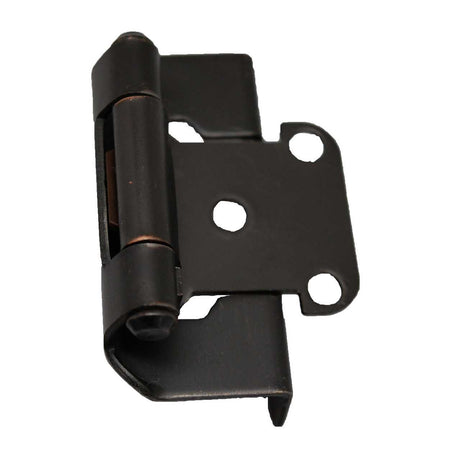 AMEROCK Self Closing Partial Wrap 1/2" Overlay Cabinet Hinges - Oil Rubbed Bronze CMR7550-ORB