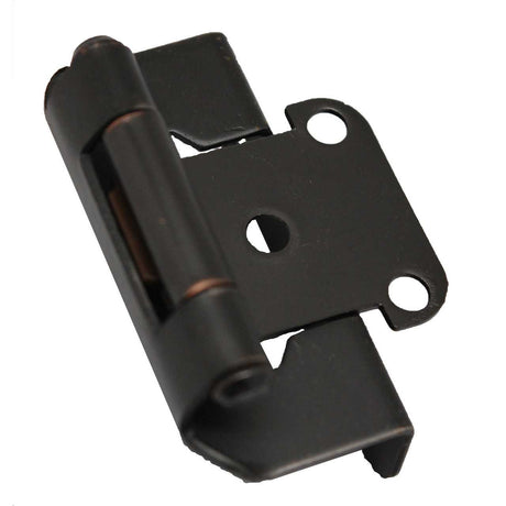 AMEROCK Self Closing Partial Wrap 1/2" Overlay Cabinet Hinges - Oil Rubbed Bronze CMR7550-ORB