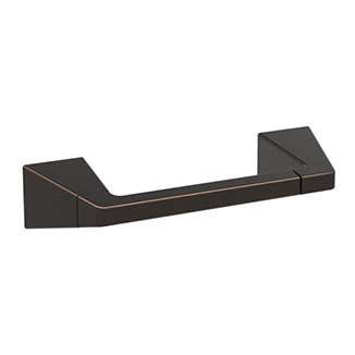 Main View of an Oil Rubbed Bronze Toilet Paper Holder from Amerock's Blackrock Collection BH36001ORB