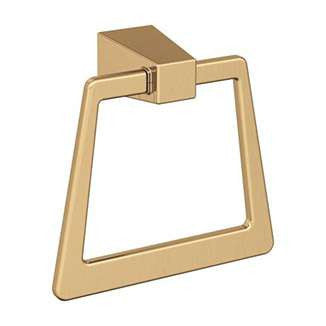 Main View of a Champagne Bronze Towel Ring from Amerock's Blackrock Collection BH36002CZ