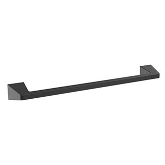 Main View of a Black 18" Towel Bar from Amerock's Blackrock Collection BH36003MB