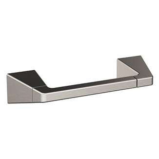 Main View of a Brushed Nickel Toilet Paper Holder from Amerock's Blackrock Collection BH36001G10
