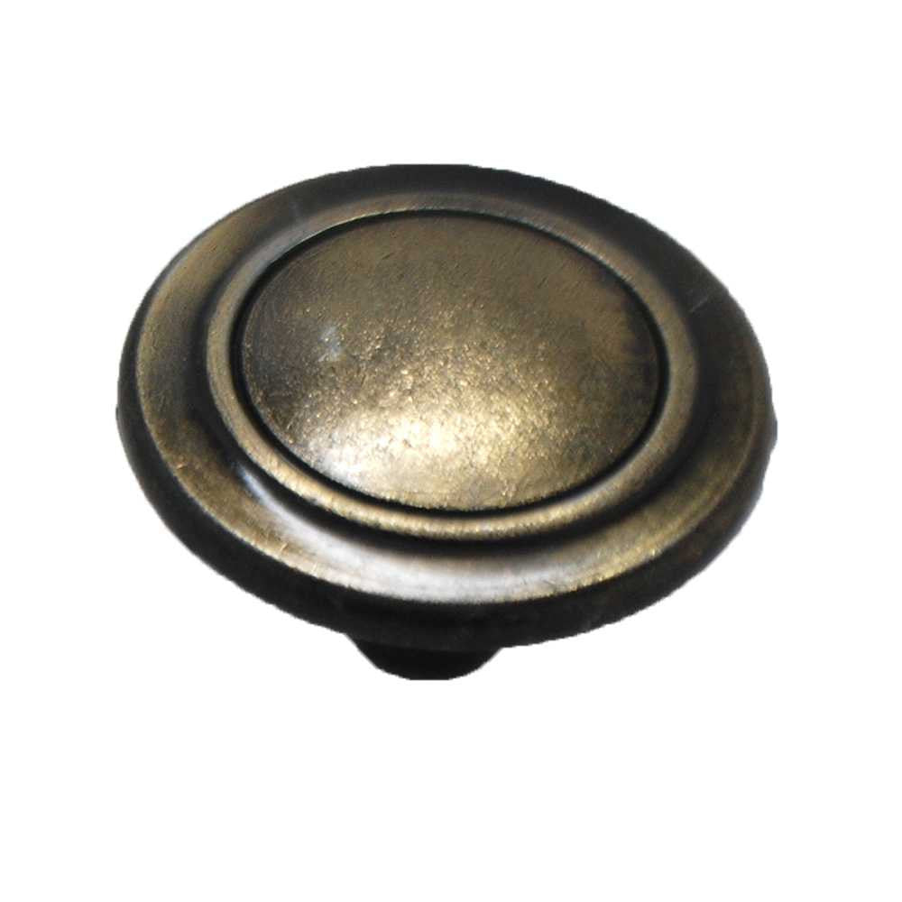 Amerock Designer's Hardware Antique Brass Ring Cabinet Knob 1015LB