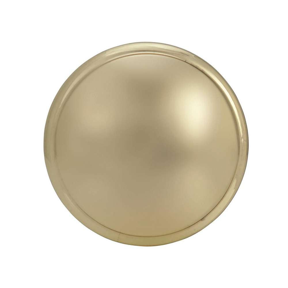Amerock Ravino 1-1/4" Diameter Cabinet Knob in Polished Brass BP530123 Front View