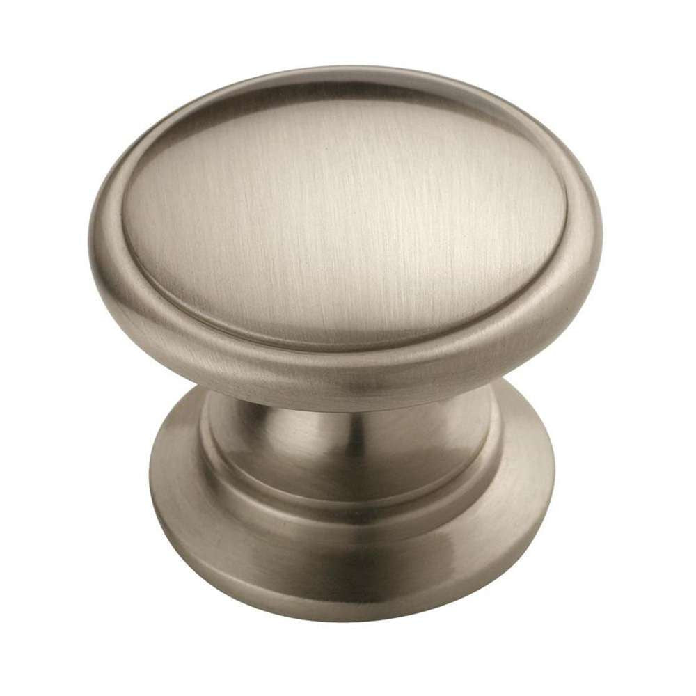 Amerock Ravino 1-1/4" Diameter Cabinet Knob in Satin Nickel BP53012G10