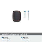 AMEROCK Revitalize 1-1/4" Length Cabinet Knob in Oil Rubbed Bronze BP55340ORB Hardware Included