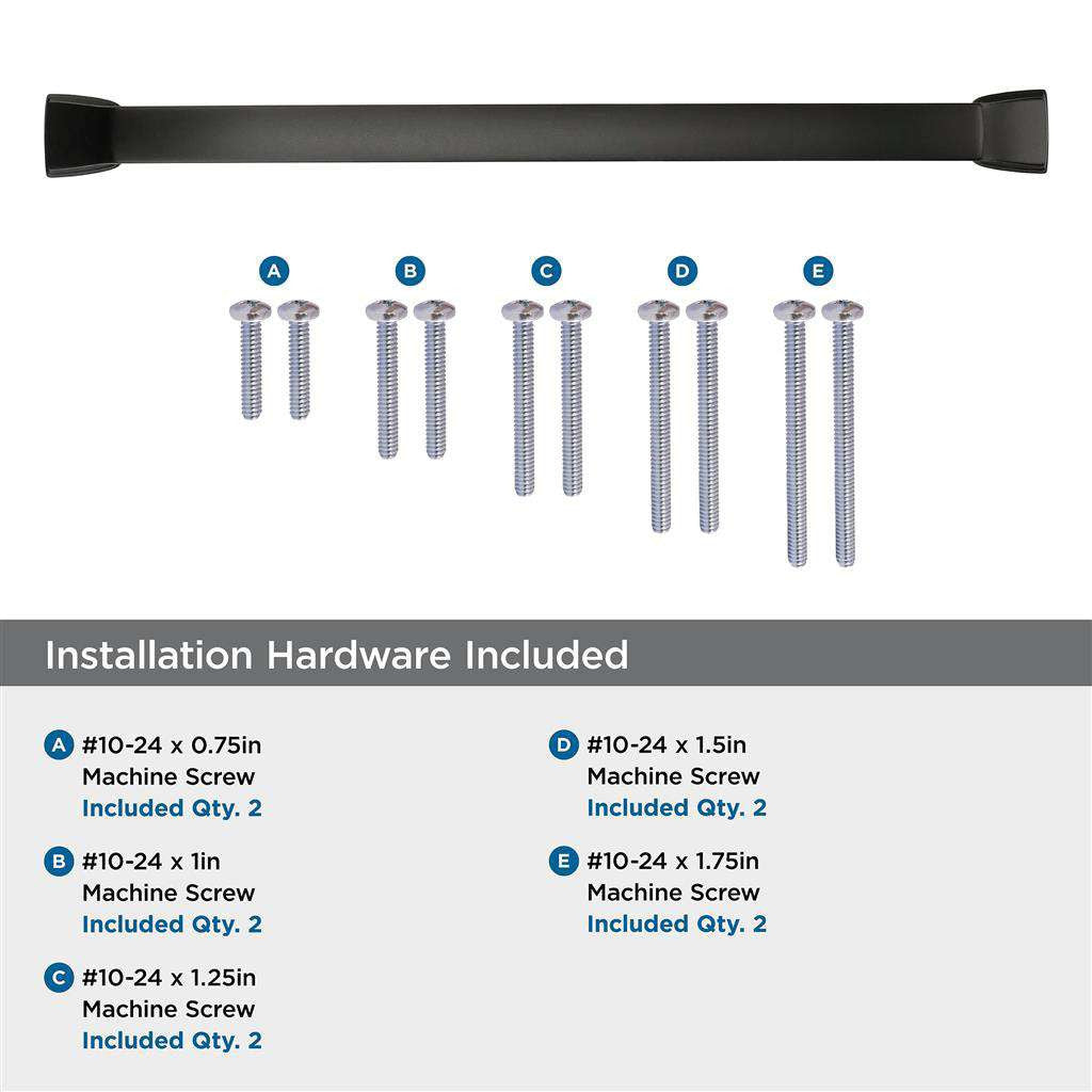 AMEROCK Revitalize Appliance Pulls in Black Bronze Hardware Included