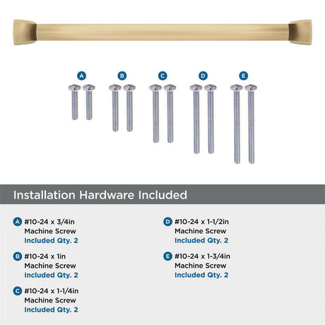 AMEROCK Revitalize Appliance Pulls in Champagne Bronze Hardware Included