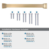 AMEROCK Revitalize Appliance Pulls in Golden Champagne Hardware Included