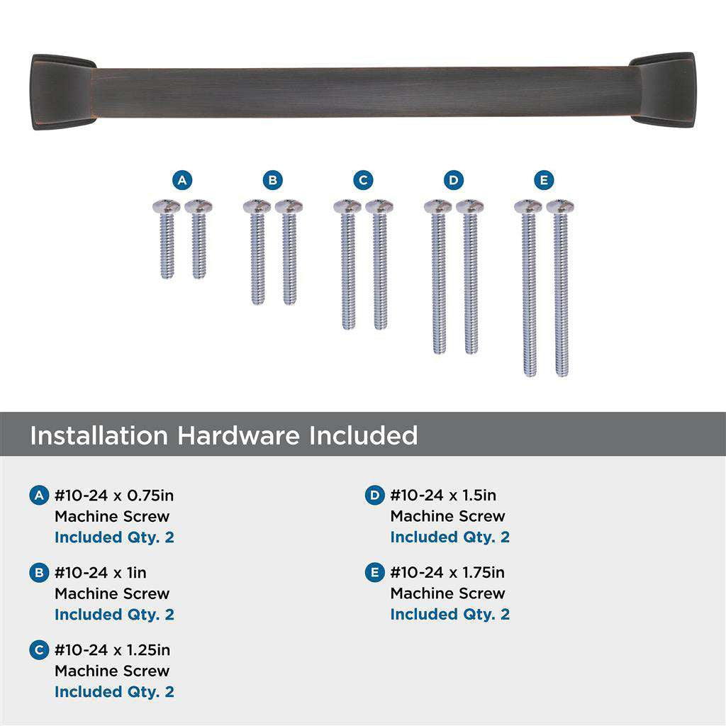 AMEROCK Revitalize Appliance Pulls in Oil Rubbed Bronze Hardware Included