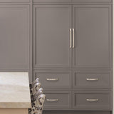 AMEROCK Revitalize Appliance Pulls in Satin Nickel 8in BP55348G10 Mounted