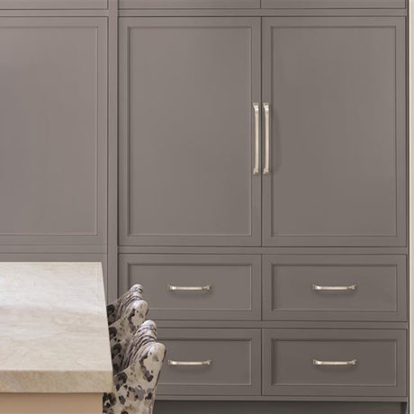 AMEROCK Revitalize Appliance Pulls in Satin Nickel 8in BP55348G10 Mounted