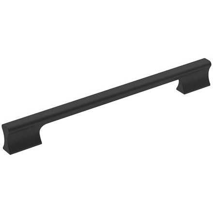 Main View of a Black 224mm Handle from Amerock's Status Collection BP36840FB