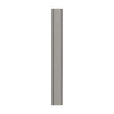 Front View of a Nickel 96mm Handle from Amerock's Status Collection BP36837G10