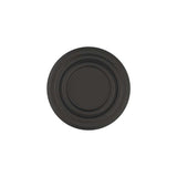 Amerock Ville 1-1/8" Diameter Cabinet Knob in Flat Black BP36774FB Front View
