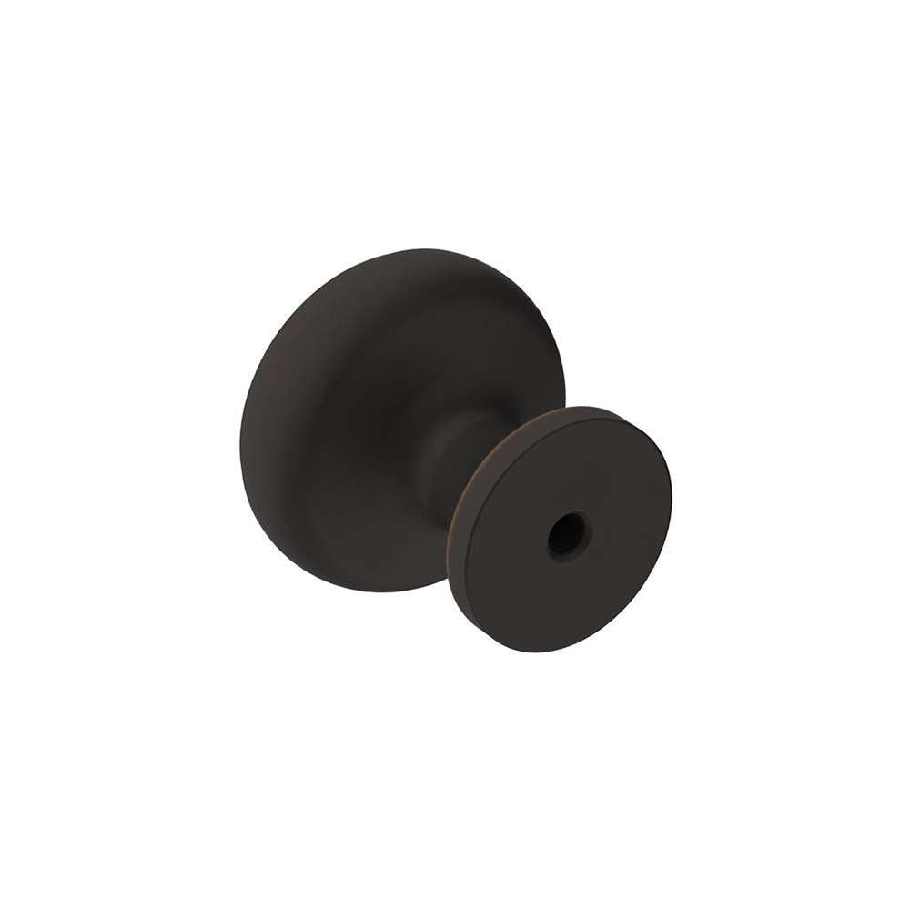 Amerock Ville 1-1/8" Diameter Cabinet Knob in Oil Rubbed Bronze BP36774ORB Back View