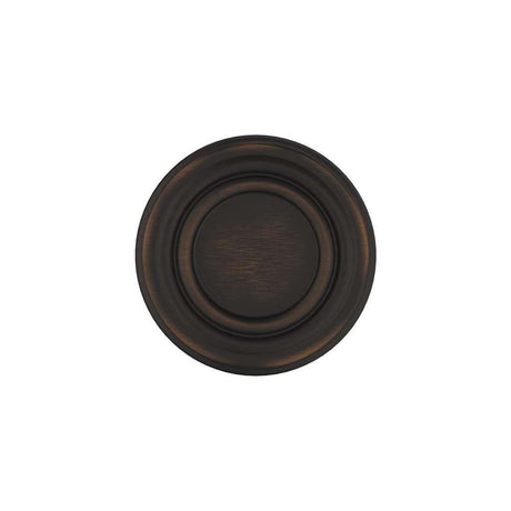 Amerock Ville 1-1/8" Diameter Cabinet Knob in Oil Rubbed Bronze BP36774ORB Front View