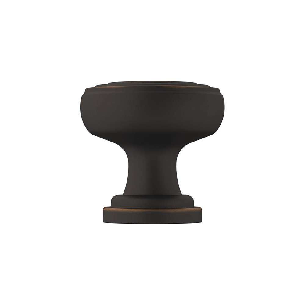 Amerock Ville 1-1/8" Diameter Cabinet Knob in Oil Rubbed Bronze BP36774ORB Side View