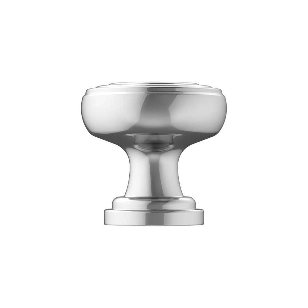 Amerock Ville 1-1/8" Diameter Cabinet Knob in Polished Chrome BP3677426 Side View
