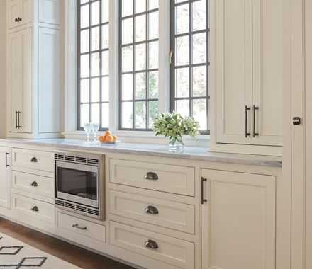 Amerock Davenport Gunmetal on Cabinet