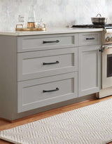 AMEROCK Revitalize Cabinet Hardware Collection Black Bronze on Gray