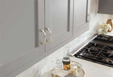 AMEROCK Revitalize Cabinet Hardware Collection Satin Nickel on Gray