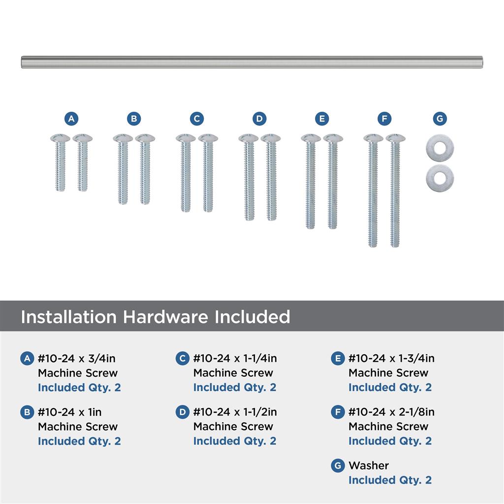 AMEROCK Bar Pulls Appliance Pulls in Stainless Steel (+3 Sizes)