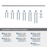 AMEROCK Bar Pulls Appliance Pulls in Sterling Nickel (+3 Sizes)