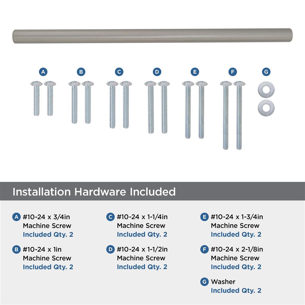 AMEROCK Bar Pulls Appliance Pulls in Sterling Nickel (+3 Sizes)