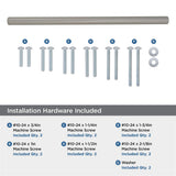 AMEROCK Bar Pulls Appliance Pulls in Sterling Nickel (+3 Sizes)