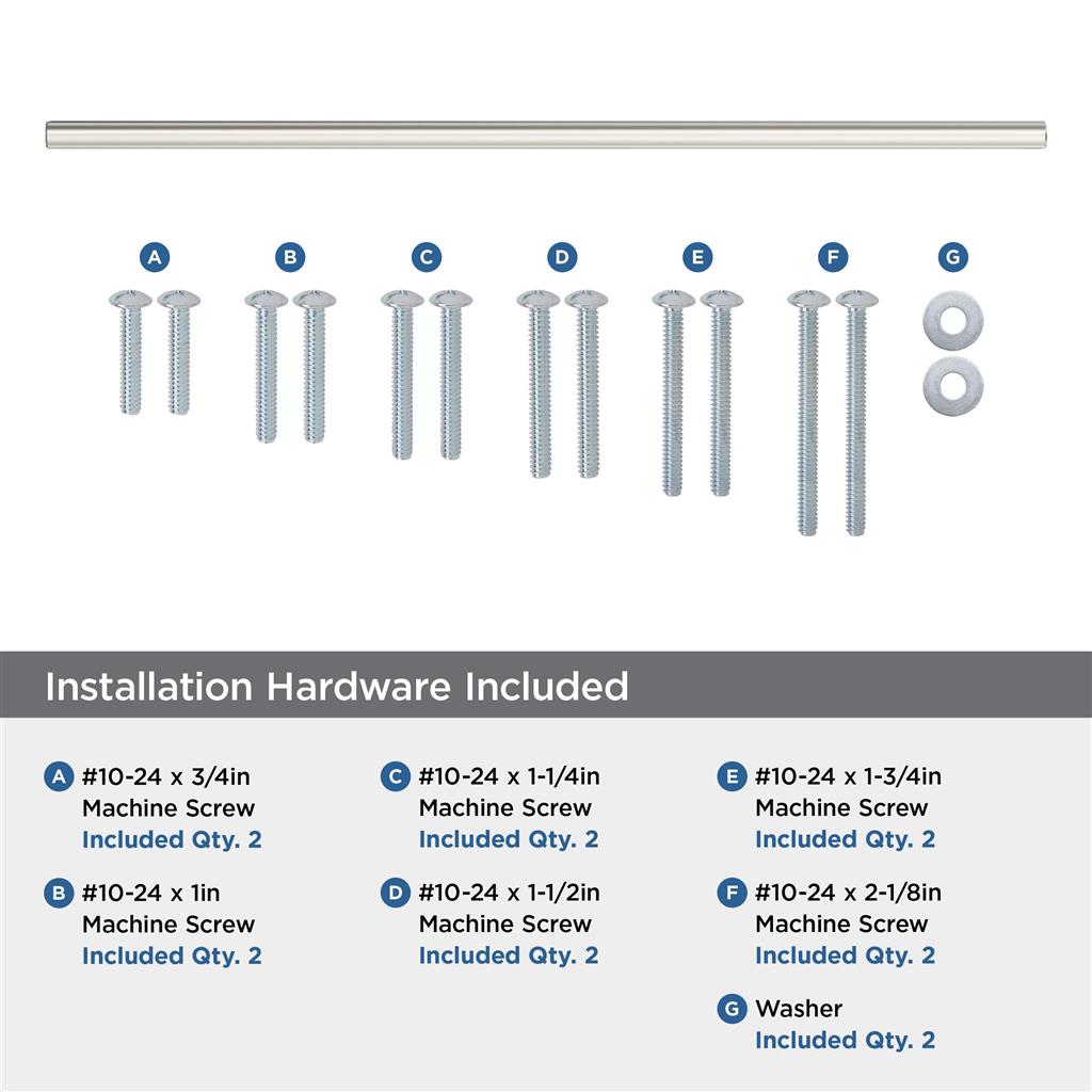 AMEROCK Bar Pulls Appliance Pulls in Polished Nickel (+3 Sizes)